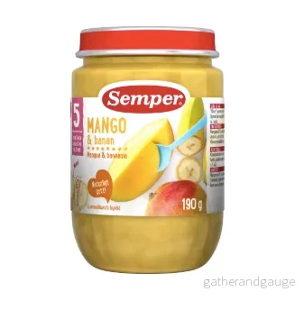 Mango & Banan Puré Från 5 Månader Mango & Banan Puré Från 5 Månader