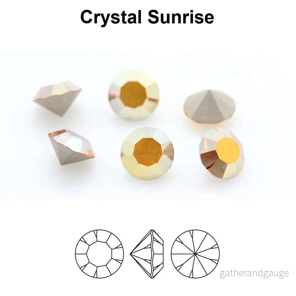 Preciosa MC Chaton Maxima SS39 – Crystal Sunrise 8mm 1 styck