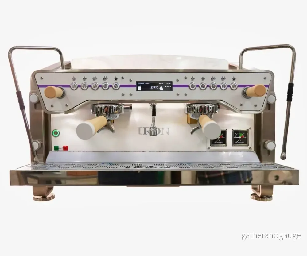 La Nuova Era IRON 2-grupp Kommersiell multiboiler espressomaskin (Hyra)