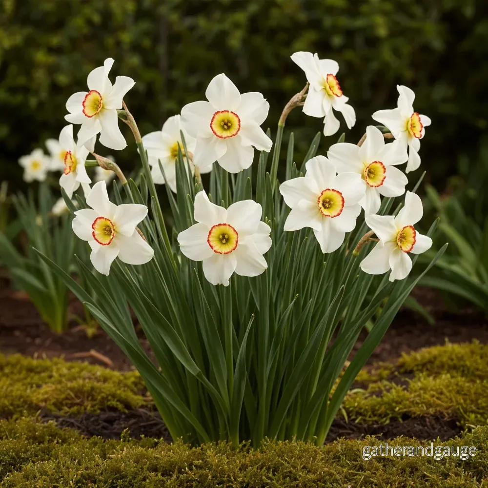 Green boutiQ - Bloembollen - Narcis Recurvus - Kleur Wit - 10 stuks - Bolmaat 12/14 - XXL Pack - Bild 2