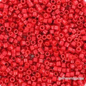 Miyuki Delica – Dyed Opaque Red 11/0, 5 gram