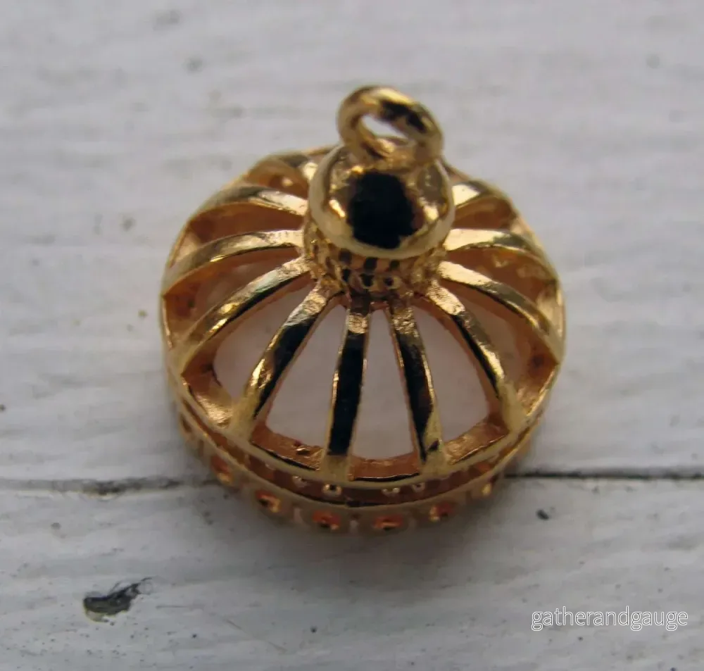 Ändfäste guldfärgade – Elegant, 11mm, 1 styck
