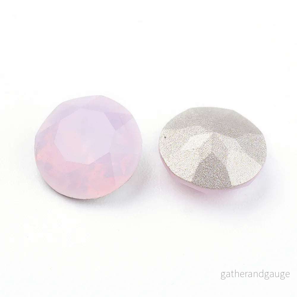 Kinesisk Strass – Round Stone Rosewater Opal 10mm 1 styck Kinesisk Strass – Round Stone Rosewater Opal 10mm 1 styck