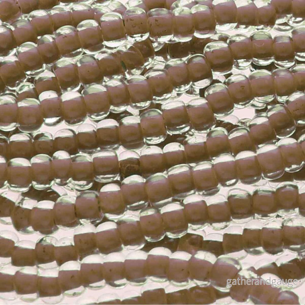 Tjeckiska seed beads - Terra Intensive Lining Chocolate Brown 11/0, 17 gram