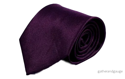 Mörklila slips – 8 cm