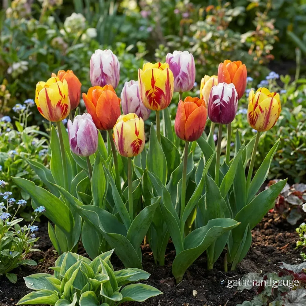 Tulipe en mélange Flaming Beauty - Bild 2