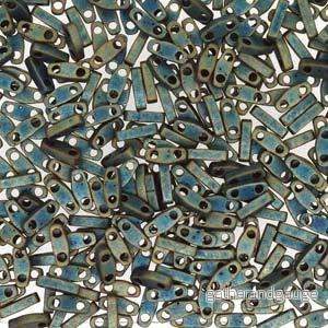 Miyuki Quarter Tila - Matte Metallic Patina Iris 5x1,2mm, 5 gram