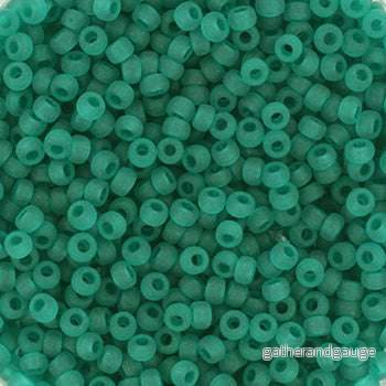 Miyuki Seed Beads – Transparent Frosted Teal 11/0, 10 Gram