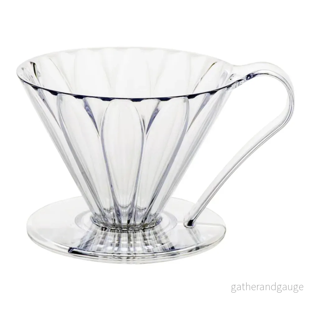 Tritan Flower Dripper 4 Cup Clear Tritan Flower Dripper 4 Cup Clear