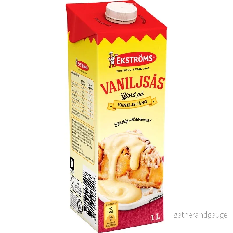 Vaniljsås 500ml Ekströms färdig Vaniljsås 500ml Ekströms färdig