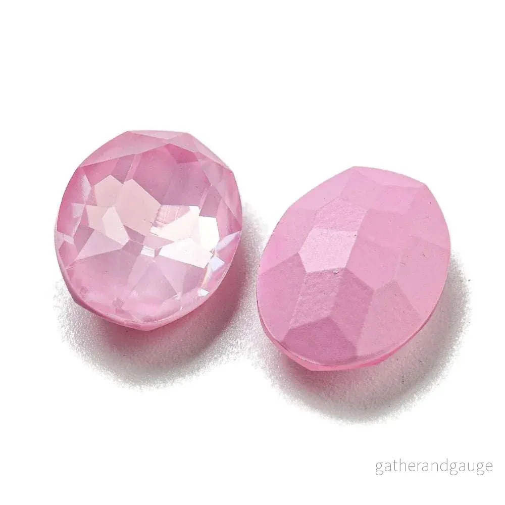 Kinesisk Strass - Oval Sorbet Rosaline 14x10mm 1 Styck