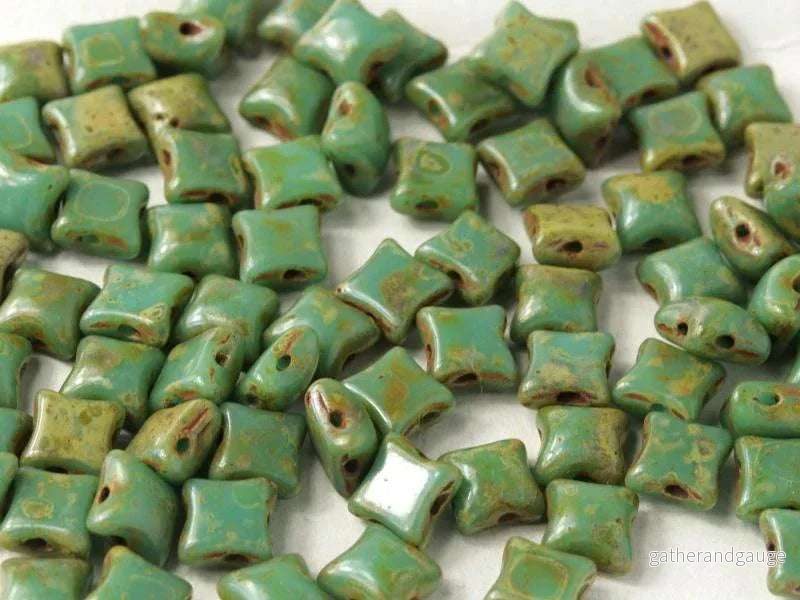 Wibeduo® - Jade Travertin 8x8mm, 15-pack