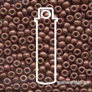 Miyuki Seed Beads - Duracoat Matte Dark Berry 6/0, 20 gram