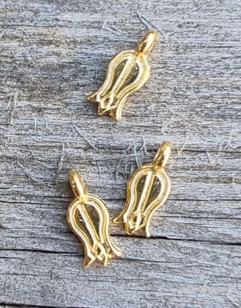 Berlock 24k Guldpläterad – Tulpan 3-Pack Berlock 24k Guldpläterad – Tulpan 3-Pack
