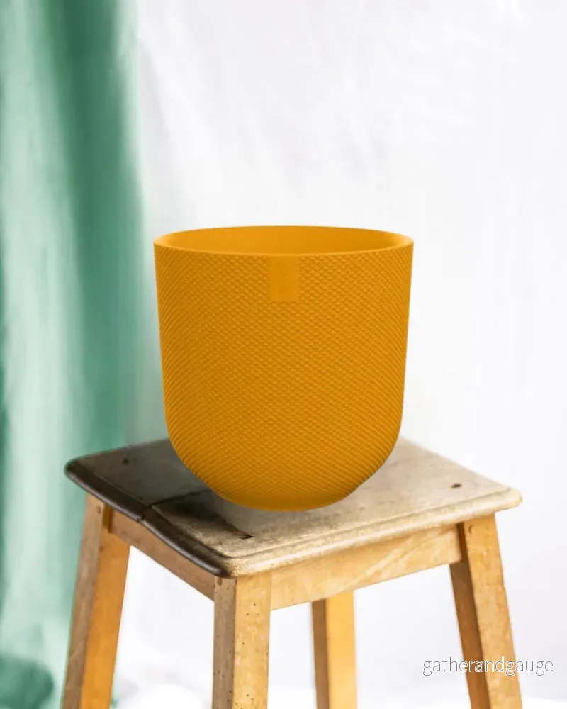 Elho Jazz Pot Rund bärnstensgul 19 cm