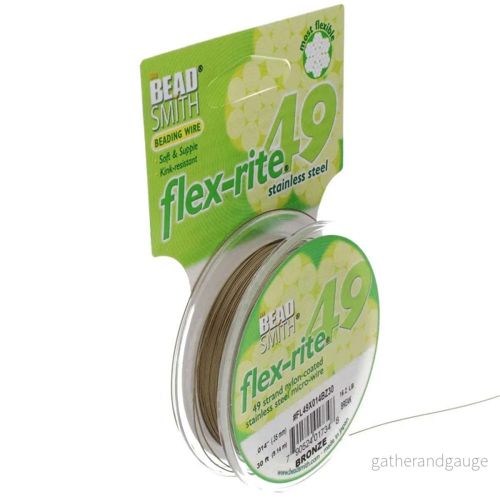 Flex-Rite – Bronze 0,35mm, 49 trådar, 1 rulle Flex-Rite – Bronze 0,35mm, 49 trådar, 1 rulle