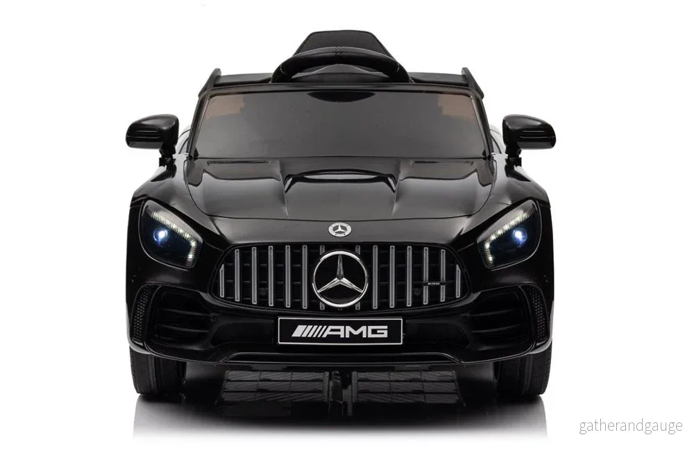 Elbil barn Mercedes Benz GTR 2x12V Svart - Bild 2
