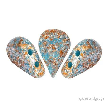 Amos® par Puca® – Opaque Blue Turquoise Tweedy, 10 gram Amos® par Puca® – Opaque Blue Turquoise Tweedy, 10 gram