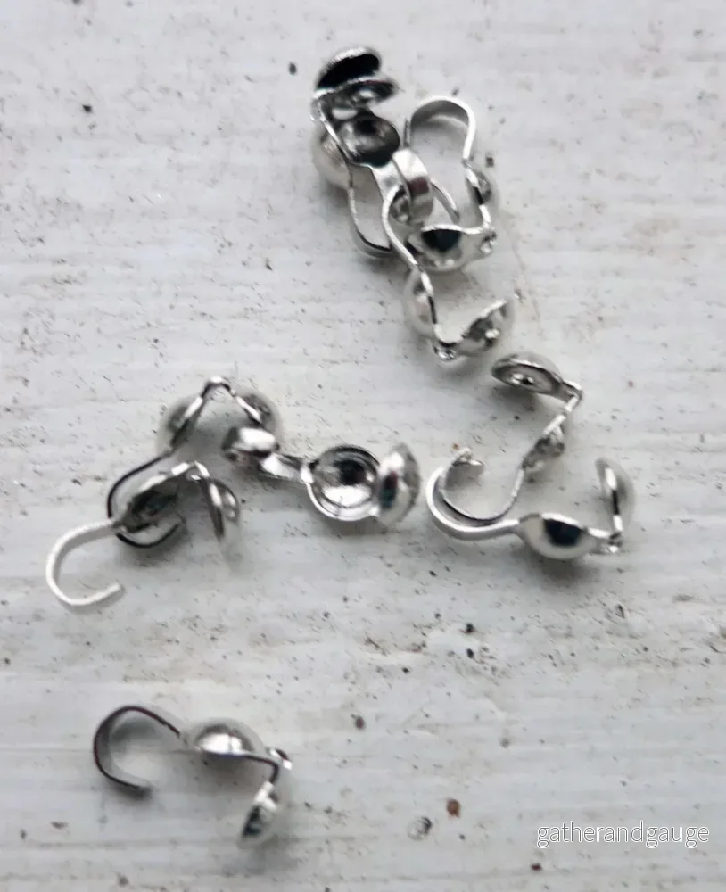 Knutgömma silverfärgad – 3mm, 10-pack Knutgömma silverfärgad – 3mm, 10-pack