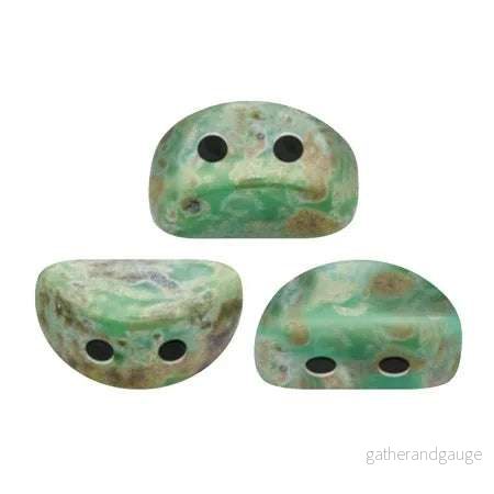 Kos® Par Puca® - Opaque Green Turquoise Picasso, 10 gram