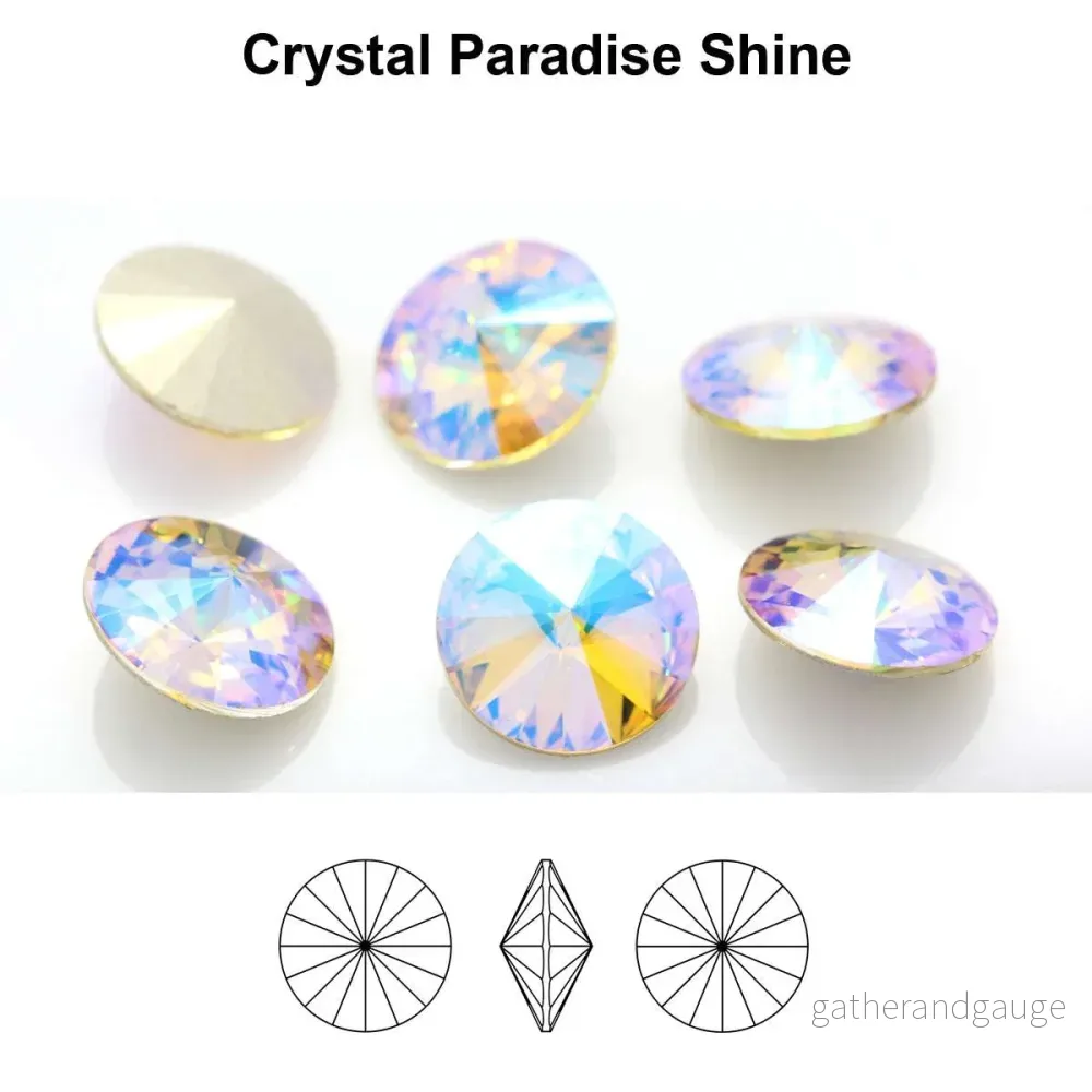Aurea Crystals A1122 Rivoli – Crystal Paradise Shine 12 mm 1 styck Aurea Crystals A1122 Rivoli – Crystal Paradise Shine 12 mm 1 styck
