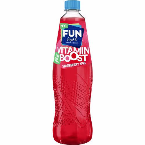 Fun Light Strawberry Kiwi Vitamin Boost Blanddryck Pet 0,8/5,6l