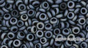 TOHO Demi Round - Matte-Color Gun Metal 8/0 - 5g