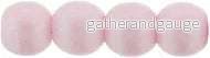 Tjeckiska Druk (Runda) - Powdery Pastel Pink 3mm 50-pack
