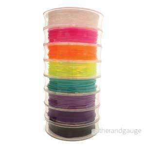 Stretch Magic - Elastisktråd, Färgglad Mix 1mm, 8 Rullar