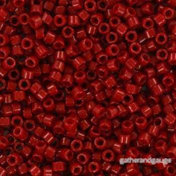 Miyuki Delica - Duracoat Opaque Dyed Garnet Red 11/0, 5 gram