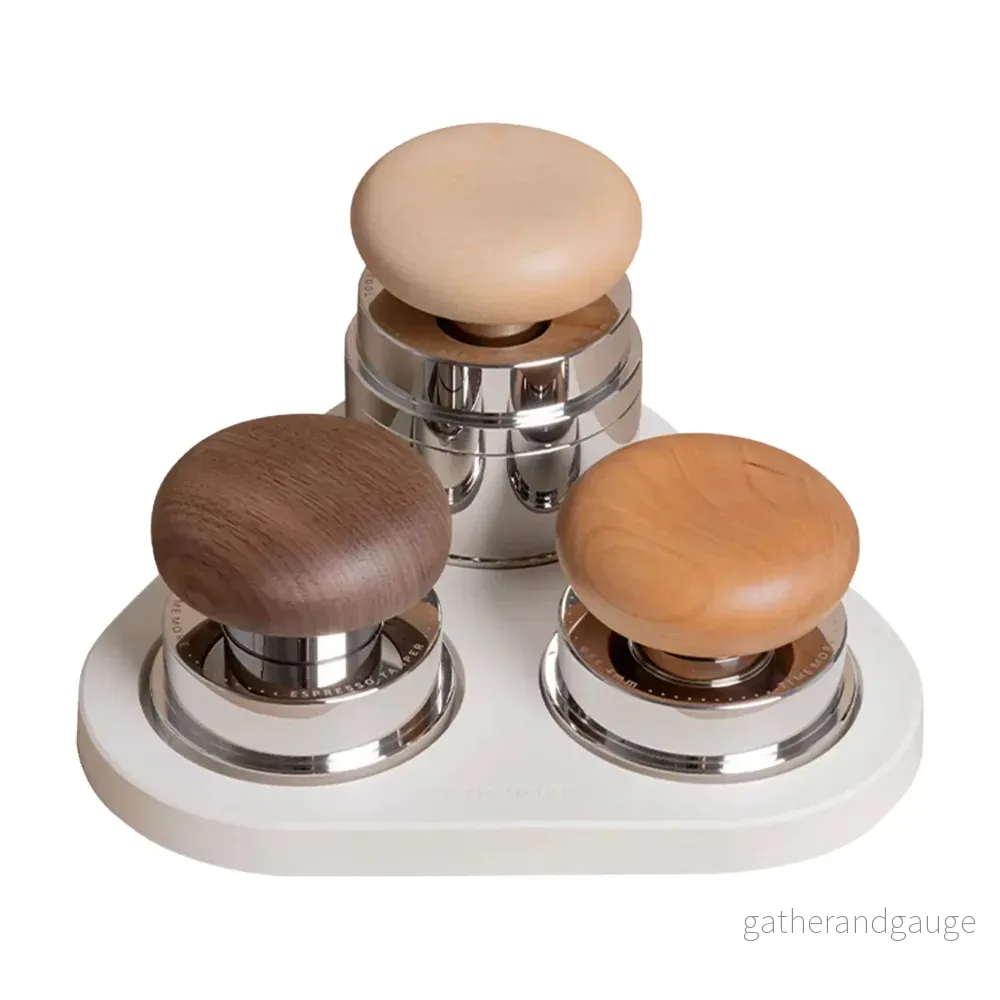 espresso tamper set för jämnare extraktion