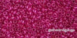TOHO Demi Round – Transparent – Pink Yarrow 11/0, 5gram TOHO Demi Round – Transparent – Pink Yarrow 11/0, 5gram