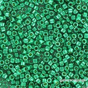 Miyuki Delica – Duracoat Galvanized Aqua Green 11/0, 5 Gram
