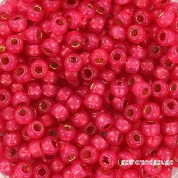 Miyuki Seed Beads – Duracoat Silverlined Dyed Flamingo 8/0, 10g Miyuki Seed Beads – Duracoat Silverlined Dyed Flamingo 8/0, 10g
