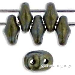 SuperDuo - Turquoise Bronze Picasso 10 gram