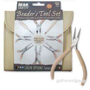 Beadsmith Verktygsset – 8 Verktyg, Desert Beige 1 set