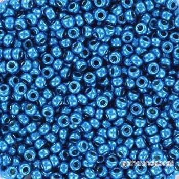 Miyuki Seed beads - Duracoat Galvanized Deep Aqua Blue 11/0, 10 gram