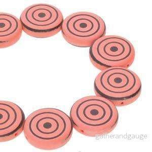 Coin 2-Hole – Jet Orange Laser Target 14mm 1 sträng Coin 2-Hole – Jet Orange Laser Target 14mm 1 sträng