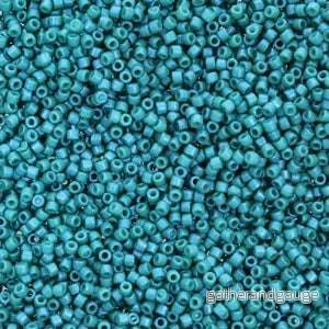 Matubo 10/0 Cylinder Bead - Gold Shine Tropical Rainforest 5g - Bild 2