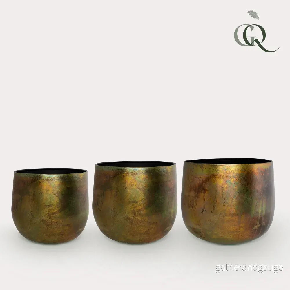 Vintage Green Elisa Pot Set (M, L, XL)