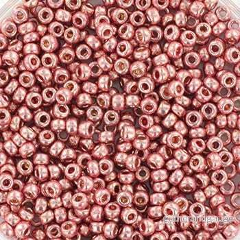 Miyuki Seed Beads – Duracoat Galvanized Dark Coral 11/0, 10 gram