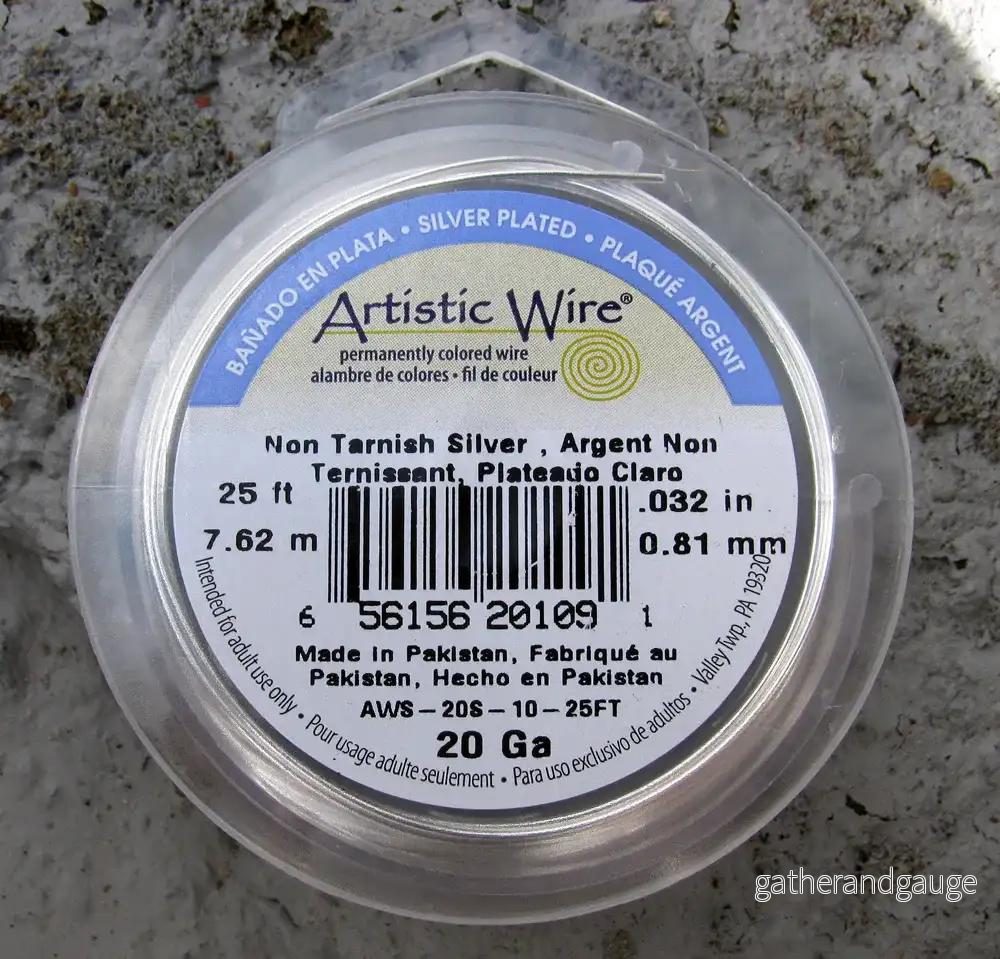 Artistic Wire 20 Ga – Silver Pläterad Non Tarnish 1 Rulle