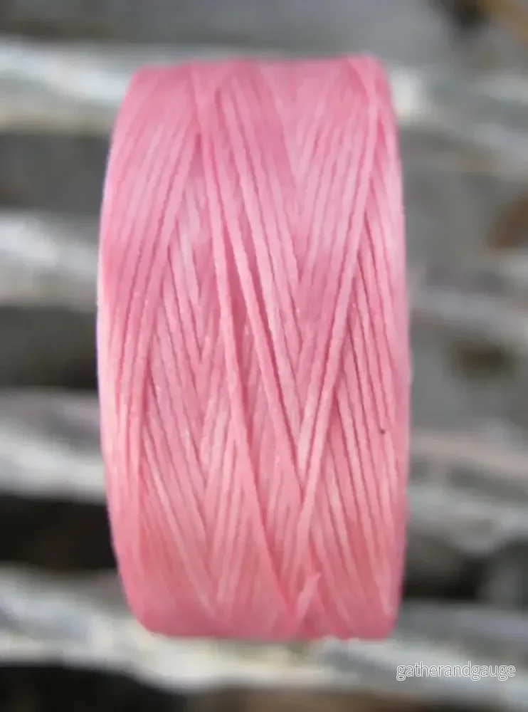 S-Lon bead thread - Rosa strl D, 1 rulle - Bild 2