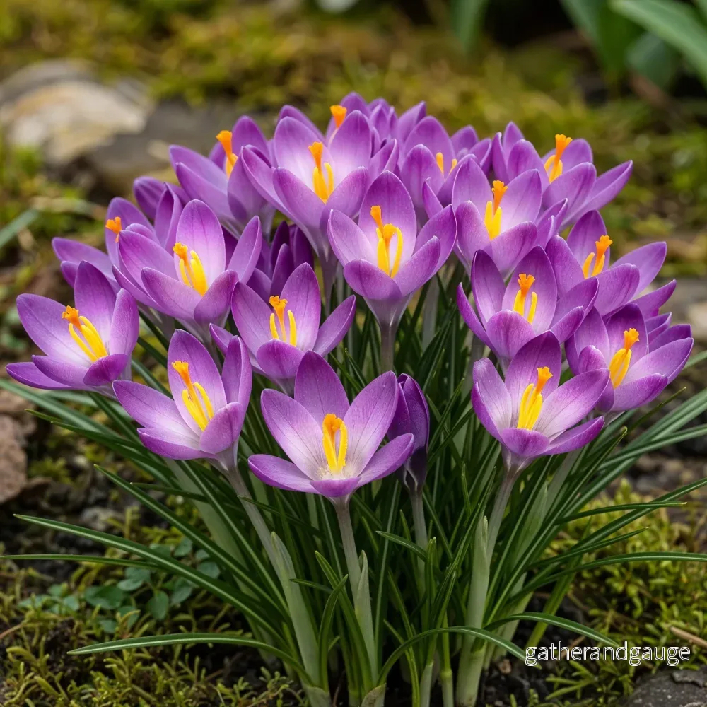 Green boutiQ - Bloembollen - Crocus Ruby Giant - Kleur Paars - 50 stuks - Bolmaat 5/6 - XXL Pack - Bild 2