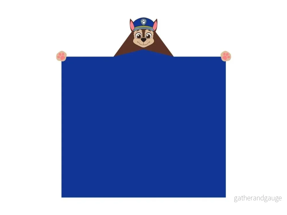 Paw Patrol Chase Filt 110x140 cm - Bild 2