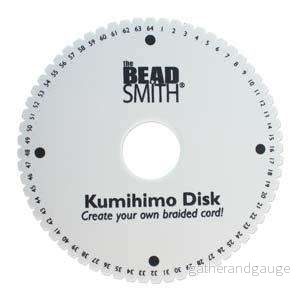 Kumihimoplatta - Rund 20 cm med 64 spår 1 styck