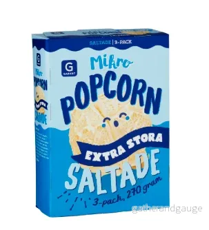 Garant Mikropopcorn Extra Stora Saltade 3*90g Garant Mikropopcorn Extra Stora Saltade 3*90g