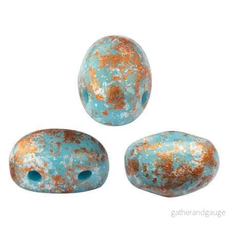 Samos® par Puca® - Opaque Blue Turquoise Tweedy, 10 gram