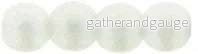 Tjeckiska Druk (Runda) - Powdery Pastel White 3mm, 50-pack