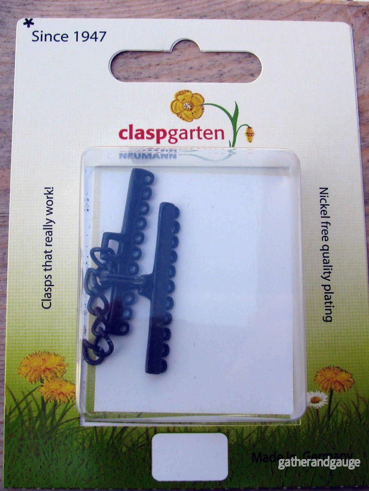 Claspgarten Brett Avslut - Haklås 37mm, Svart, 1 Styck - Bild 2
